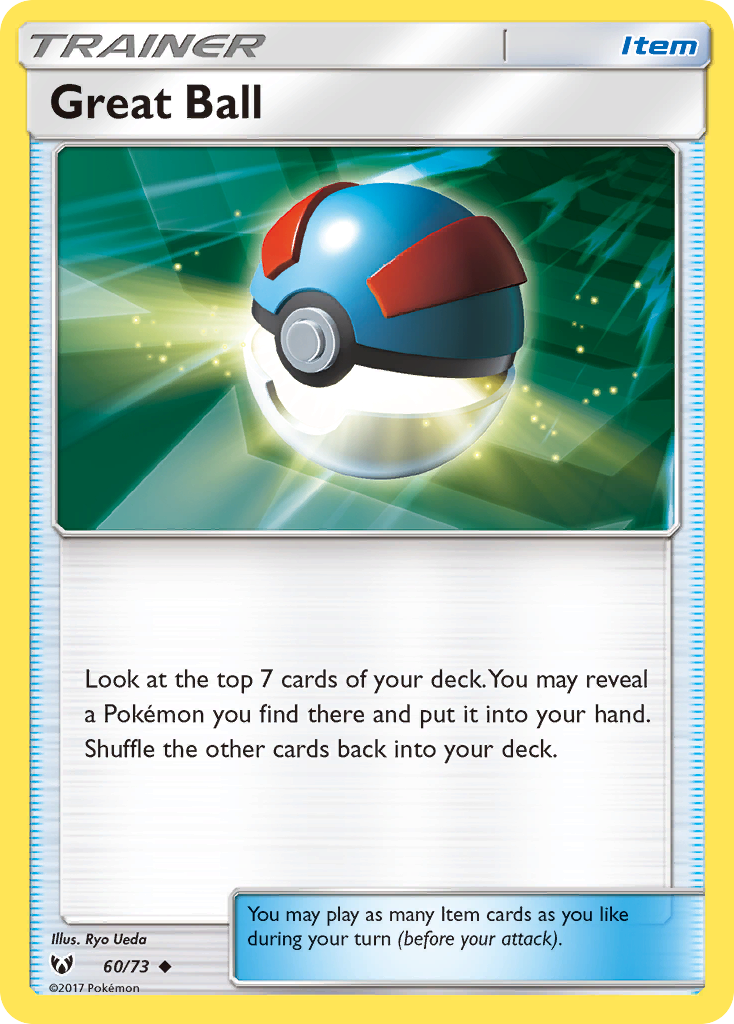 Great Ball (60/73) [Sun & Moon: Shining Legends] | Gam3 Escape