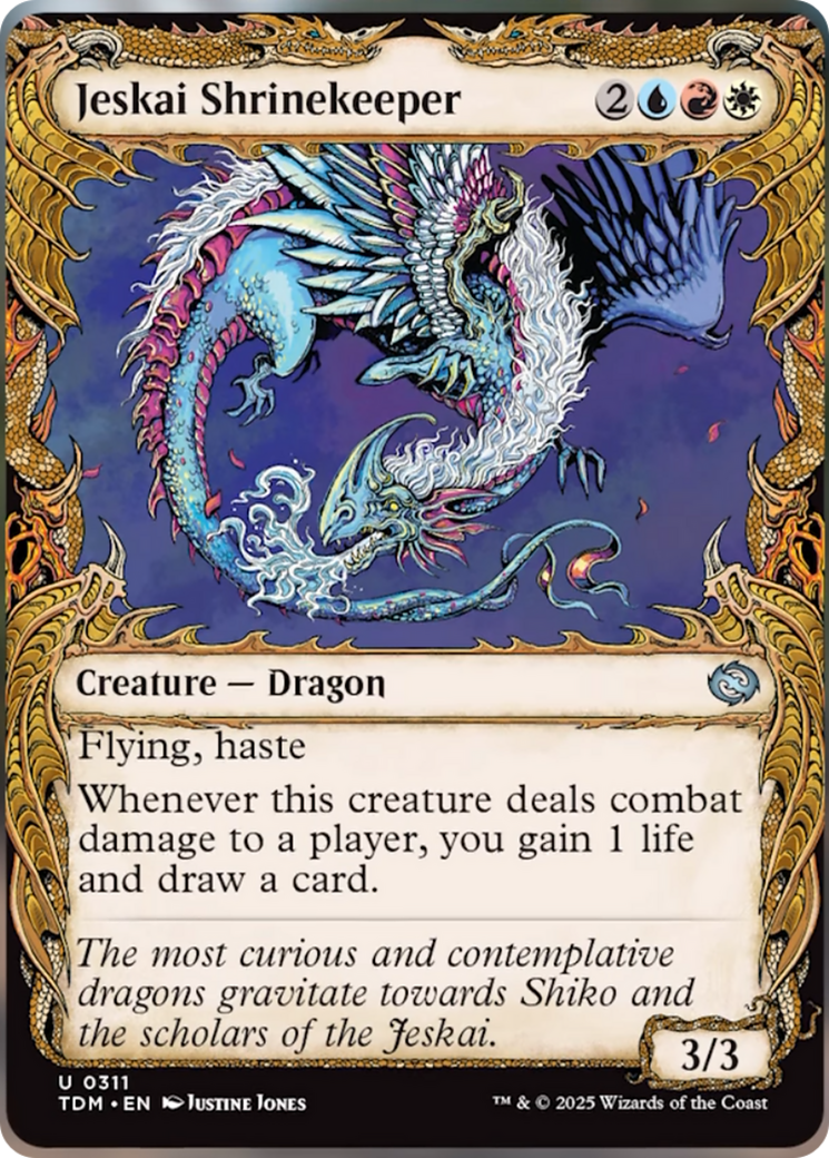 Jeskai Shrinekeeper (Showcase) [Tarkir: Dragonstorm] | Gam3 Escape