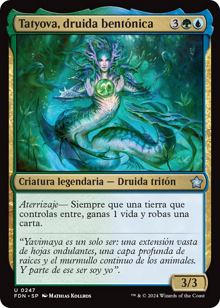 Tatyova, Benthic Druid [Foundations] | Gam3 Escape