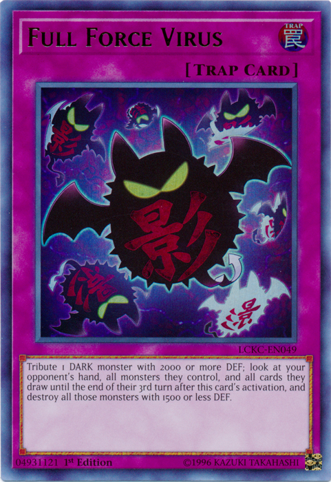 Full Force Virus [LCKC-EN049] Ultra Rare | Gam3 Escape