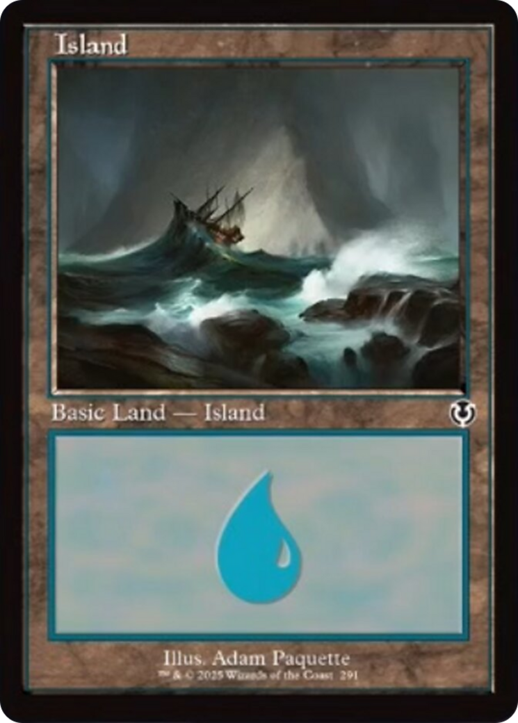 Island (291) (Retro Frame) [Innistrad Remastered] | Gam3 Escape