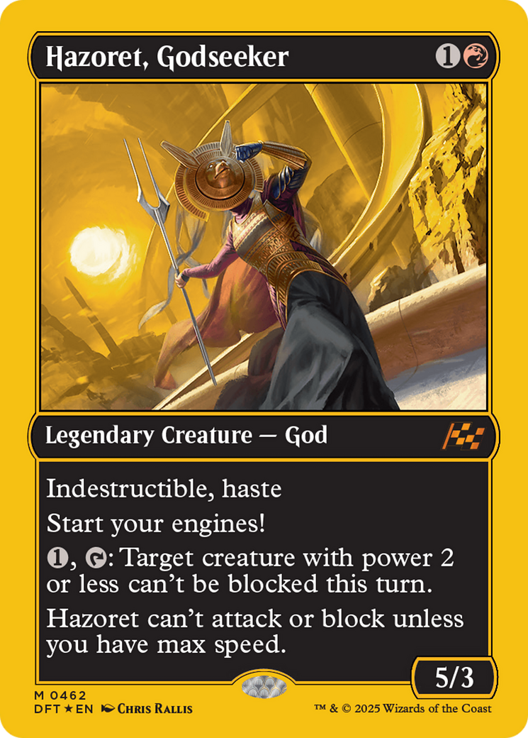 Hazoret, Godseeker (First-Place Foil) [Aetherdrift] | Gam3 Escape