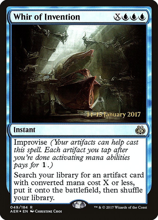 Whir of Invention [Aether Revolt Prerelease Promos] | Gam3 Escape