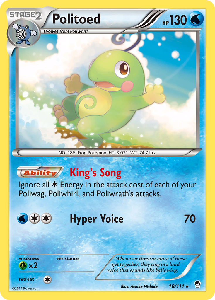 Politoed (18/111) [XY: Furious Fists] | Gam3 Escape