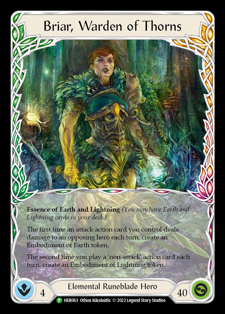 Briar, Warden of Thorns [HER063] (Promo)  Cold Foil | Gam3 Escape