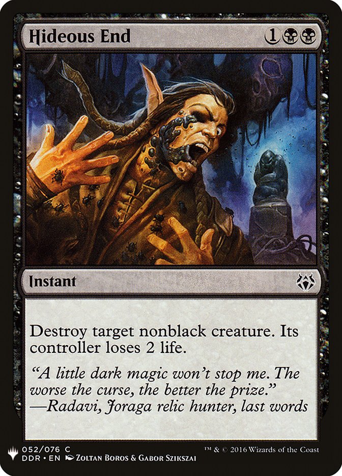 Hideous End [Mystery Booster] | Gam3 Escape