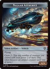 Construct // Nalaar Aetherjet Double-Sided Token [Aetherdrift Tokens] | Gam3 Escape