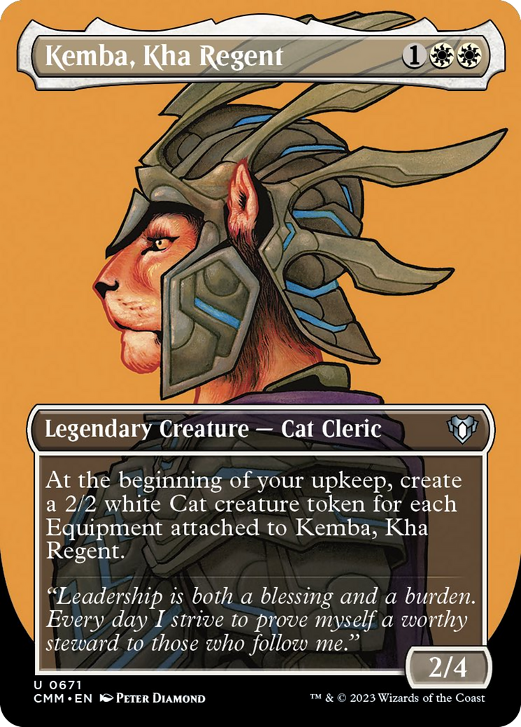 Kemba, Kha Regent (Borderless Profile) [Commander Masters] | Gam3 Escape