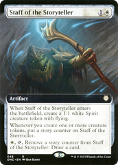 Staff of the Storyteller (Extended Art) [Phyrexia: All Will Be One Commander] | Gam3 Escape