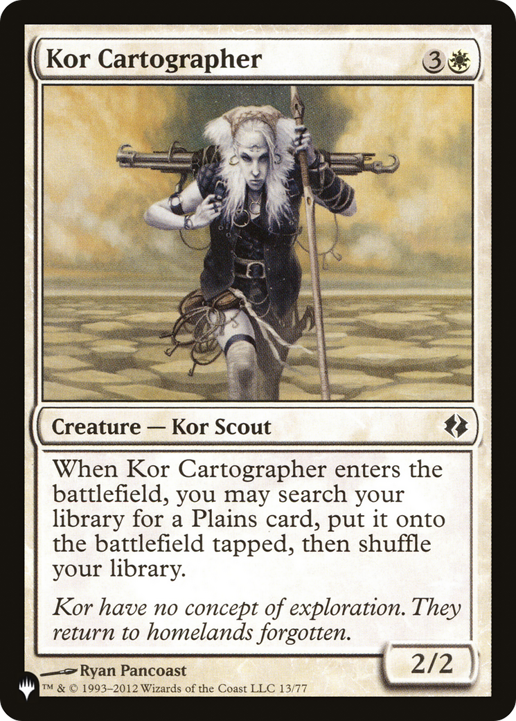 Kor Cartographer [The List Reprints] | Gam3 Escape