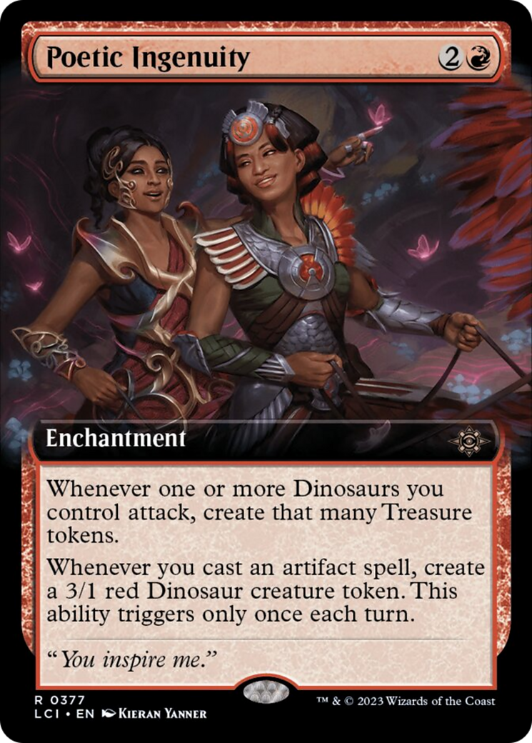 Poetic Ingenuity (Extended Art) [The Lost Caverns of Ixalan] | Gam3 Escape