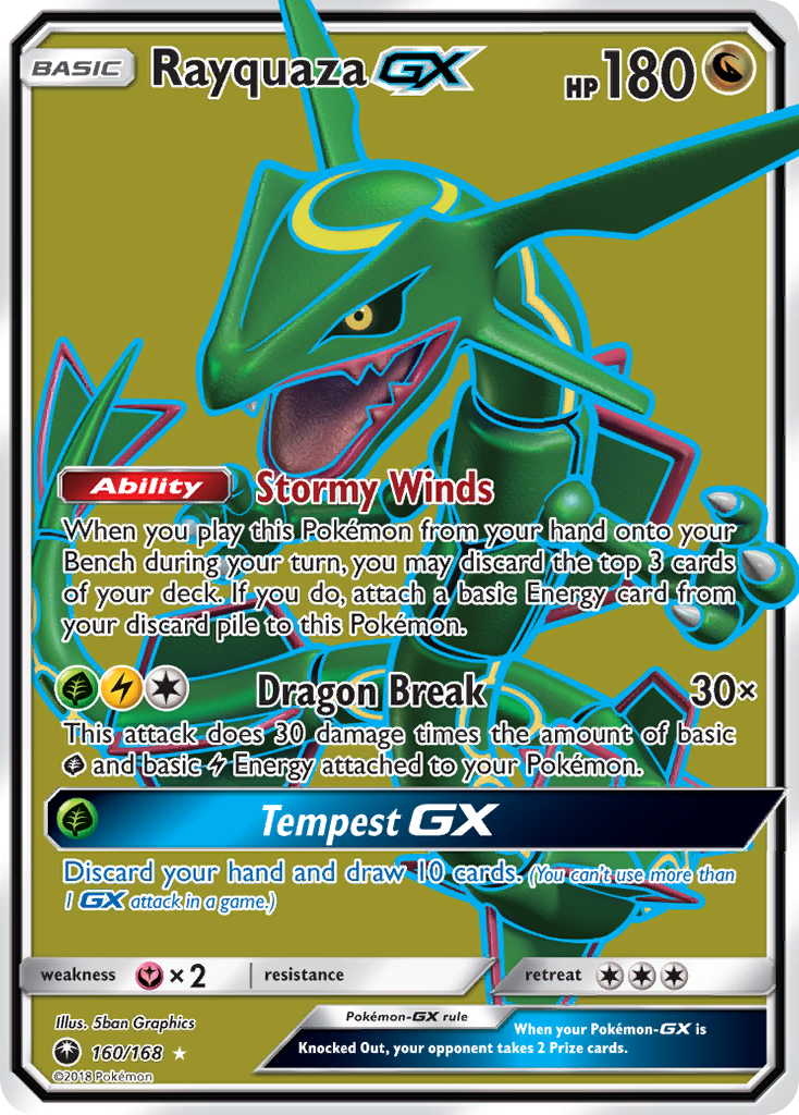Rayquaza GX (160/168) [Sun & Moon: Celestial Storm] | Gam3 Escape