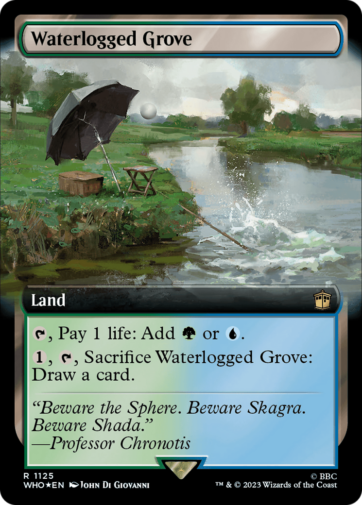 Waterlogged Grove (Extended Art) (Surge Foil) [Doctor Who] | Gam3 Escape