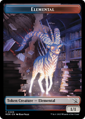 Elemental (9) // Zombie Double-Sided Token [March of the Machine Tokens] | Gam3 Escape