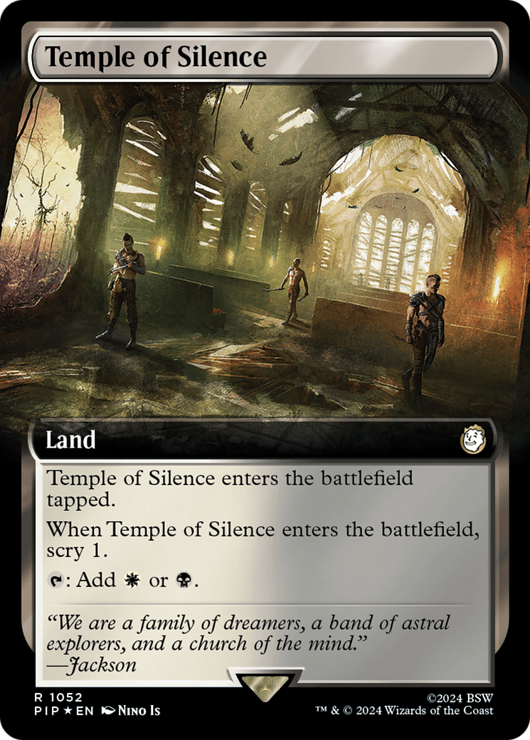 Temple of Silence (Extended Art) (Surge Foil) [Fallout] | Gam3 Escape