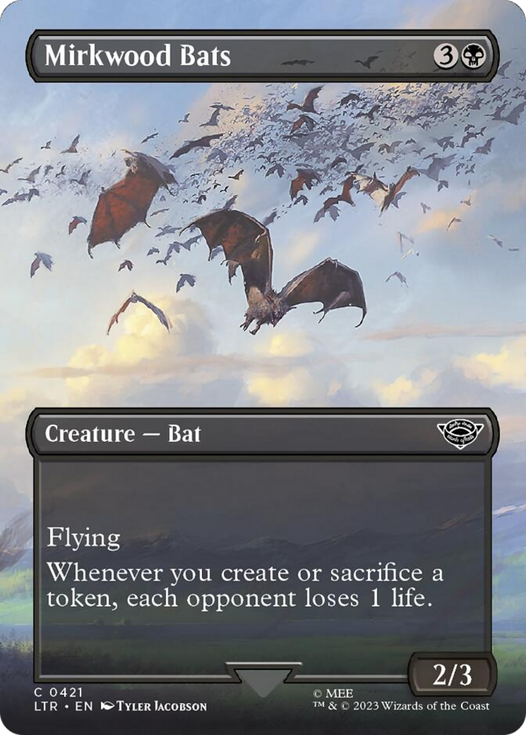 Mirkwood Bats (Borderless Alternate Art) [The Lord of the Rings: Tales of Middle-Earth] | Gam3 Escape