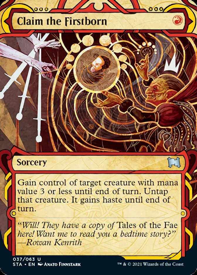 Claim the Firstborn (Foil Etched) [Strixhaven: Mystical Archive] | Gam3 Escape