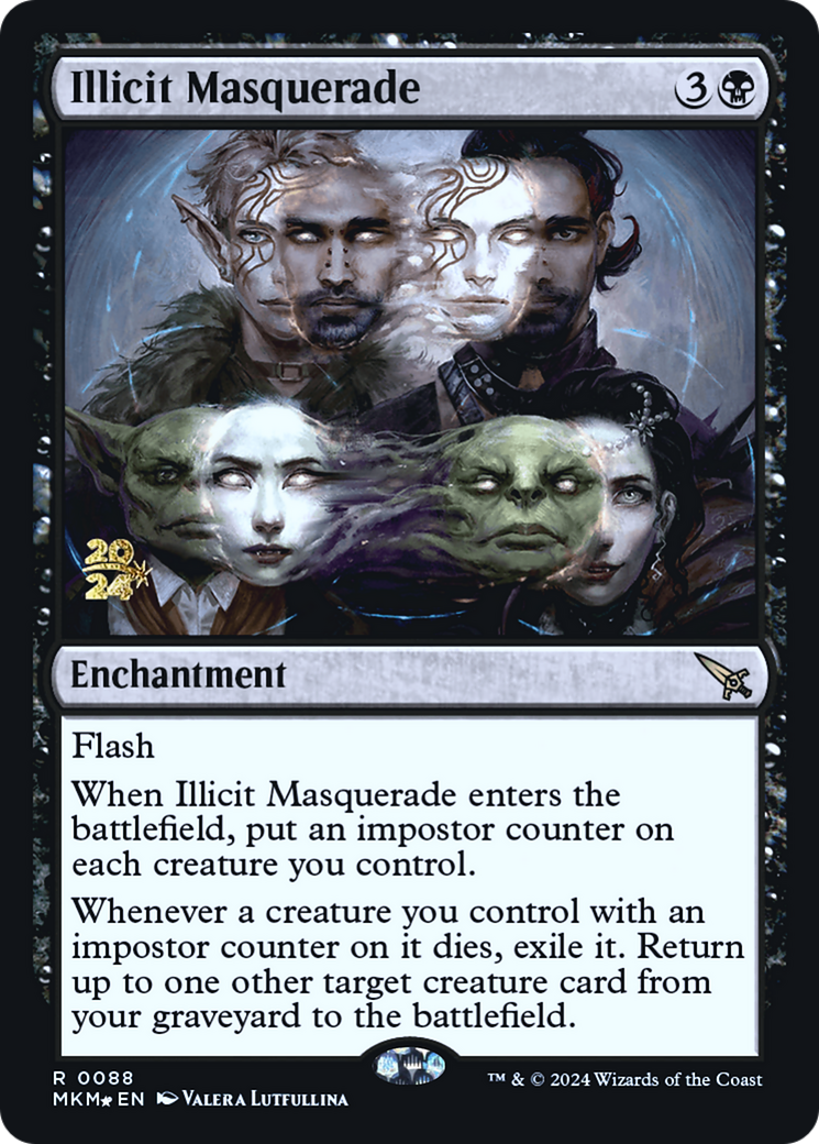 Illicit Masquerade [Murders at Karlov Manor Prerelease Promos] | Gam3 Escape