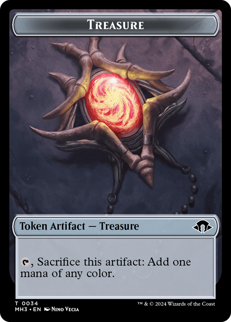 Phyrexian Germ // Treasure Double-Sided Token [Modern Horizons 3 Tokens] | Gam3 Escape