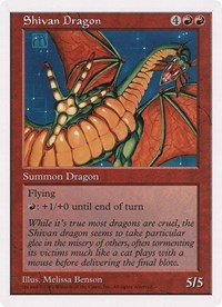 Shivan Dragon (Oversized) [Oversize Cards] | Gam3 Escape