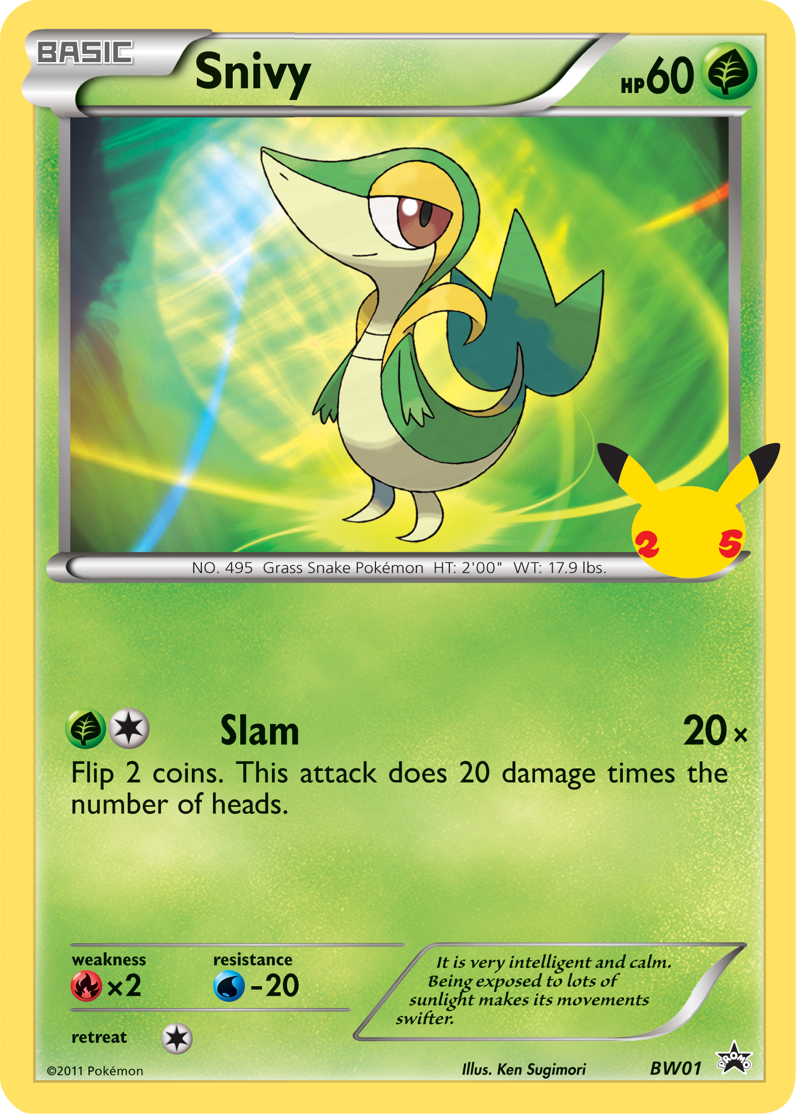 Snivy (BW01) (Jumbo Card) [First Partner Pack] | Gam3 Escape