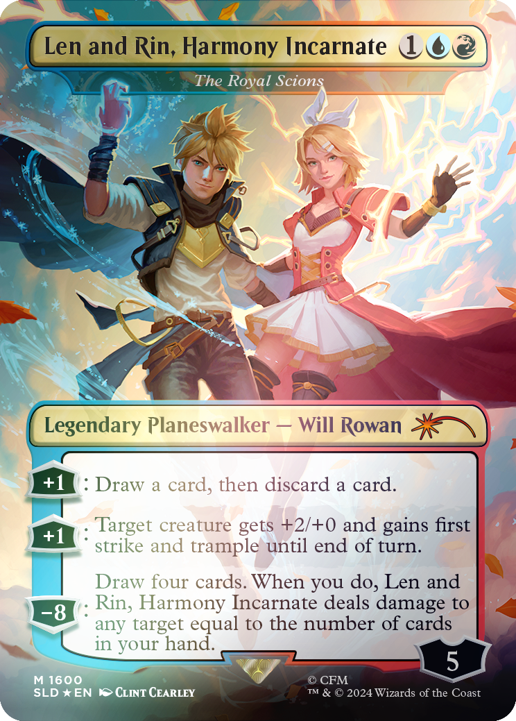 Len and Rin, Harmony Incarnate - The Royal Scions (Rainbow Foil) [Secret Lair Drop Series] | Gam3 Escape