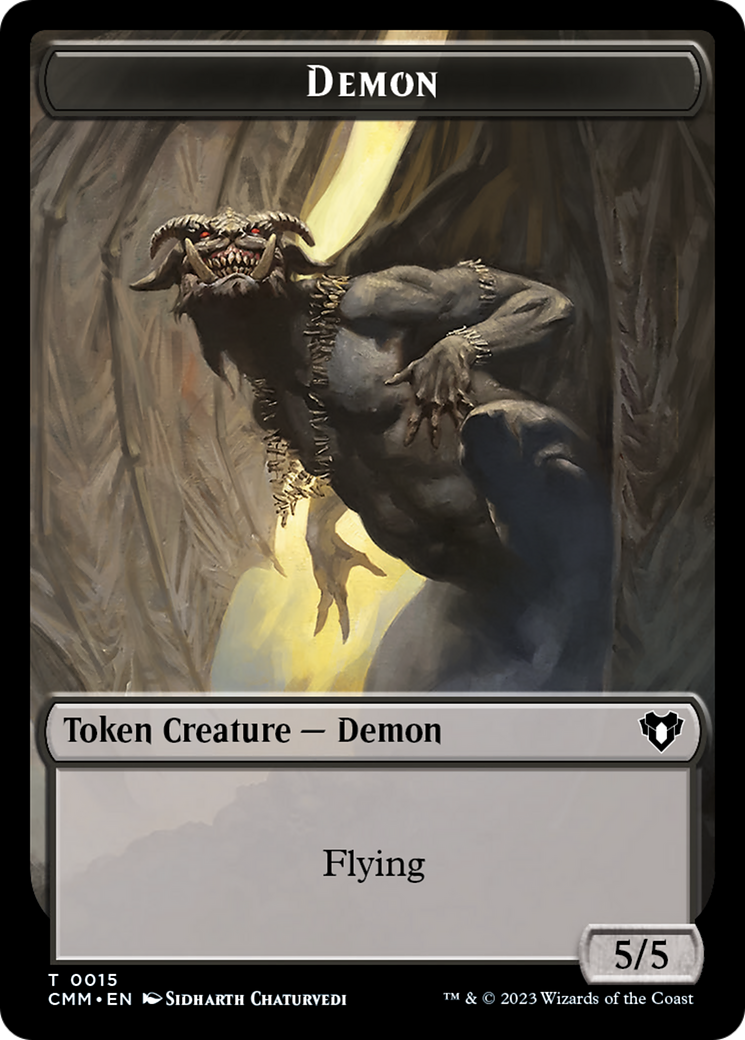 Demon Token [Commander Masters Tokens] | Gam3 Escape