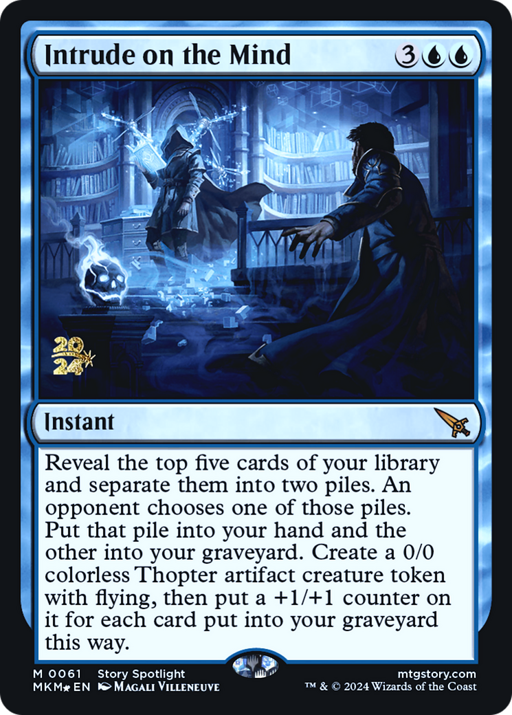 Intrude on the Mind [Murders at Karlov Manor Prerelease Promos] | Gam3 Escape