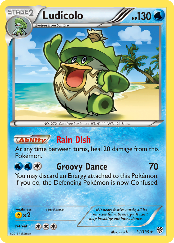 Ludicolo (31/135) [Black & White: Plasma Storm] | Gam3 Escape