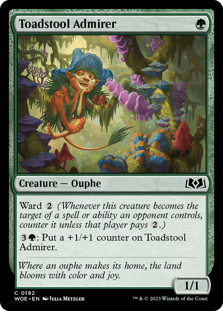 Toadstool Admirer [Wilds of Eldraine] | Gam3 Escape