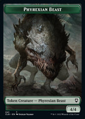 Phyrexian Beast // Wurm Double-Sided Token [Commander Legends: Battle for Baldur's Gate Tokens] | Gam3 Escape