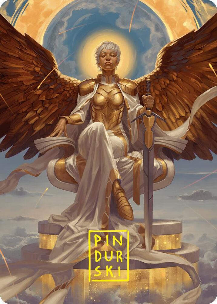 Herald of Eternal Dawn Art Card (27/54) (Gold-Stamped Signature) [Foundations] | Gam3 Escape