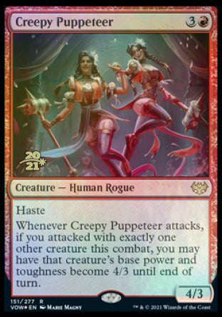 Creepy Puppeteer [Innistrad: Crimson Vow Prerelease Promos] | Gam3 Escape