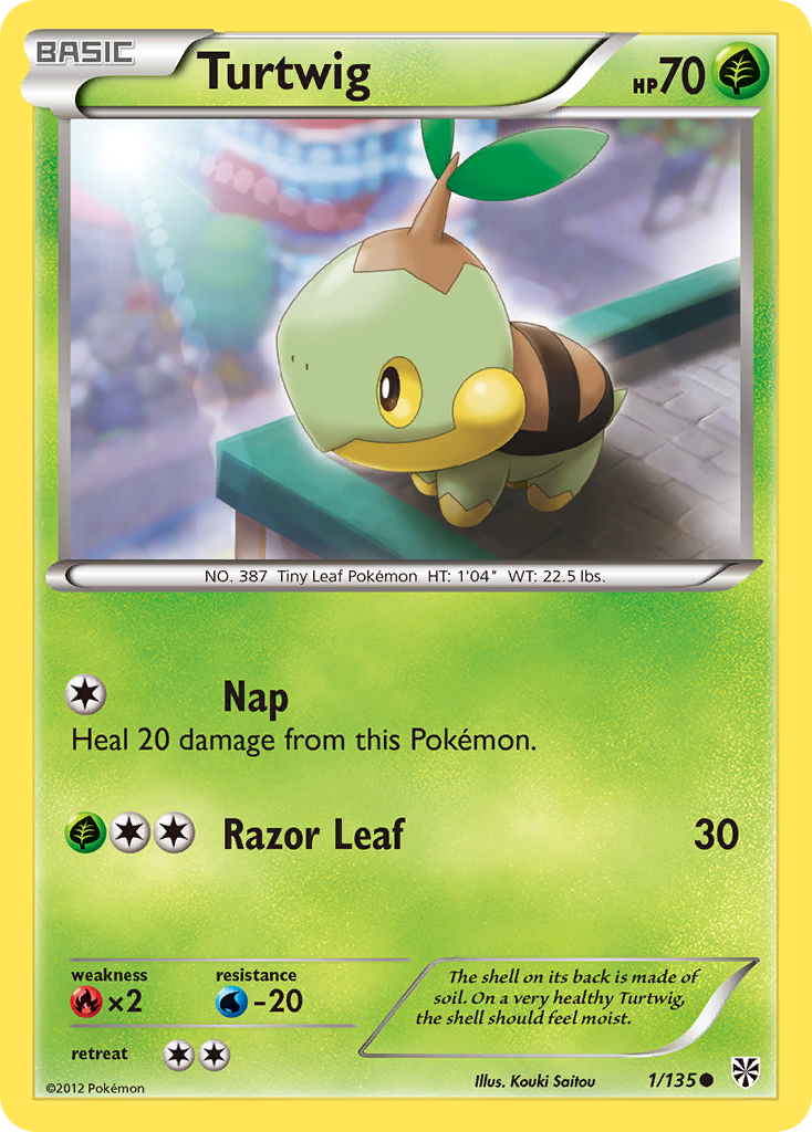 Turtwig (1/135) [Black & White: Plasma Storm] | Gam3 Escape
