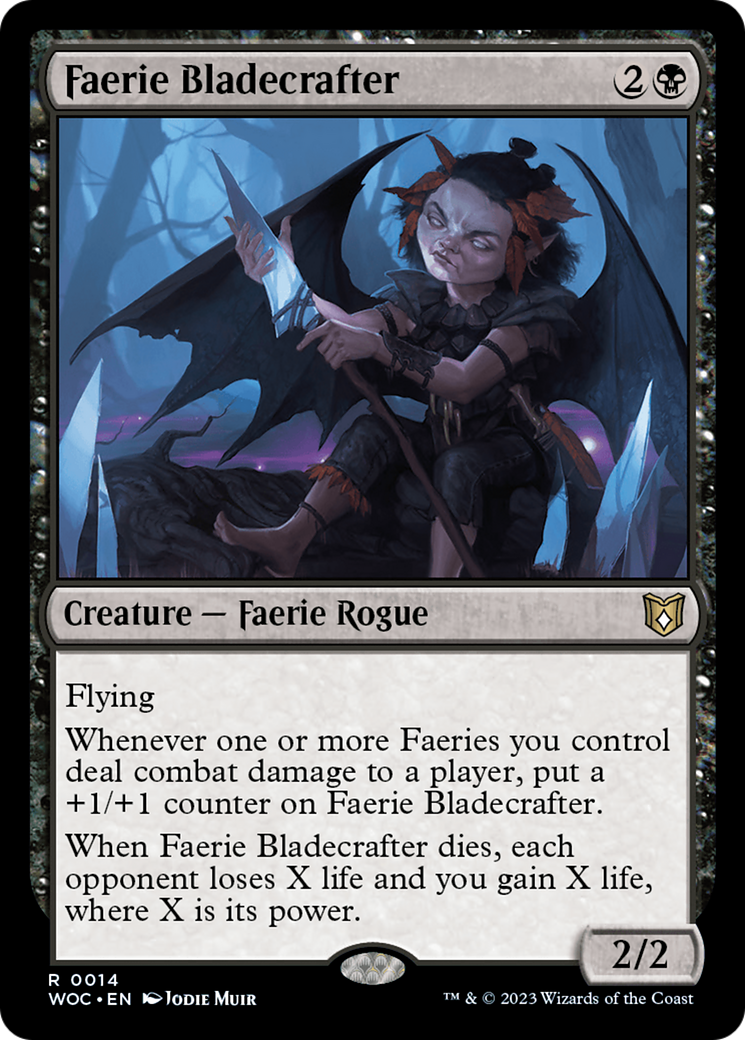 Faerie Bladecrafter [Wilds of Eldraine Commander] | Gam3 Escape