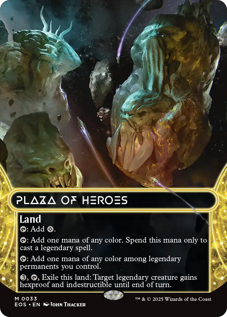 Plaza of Heroes (0033) (Borderless) [Edge of Eternities: Stellar Sights] | Gam3 Escape