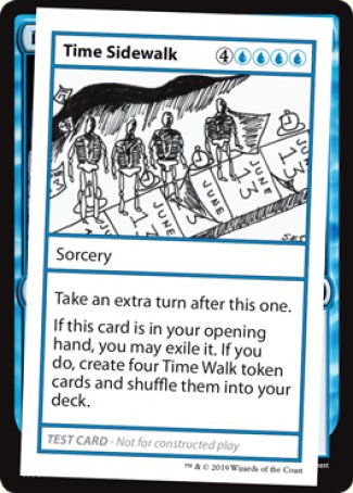 Time Sidewalk (2021 Edition) [Mystery Booster Playtest Cards] | Gam3 Escape