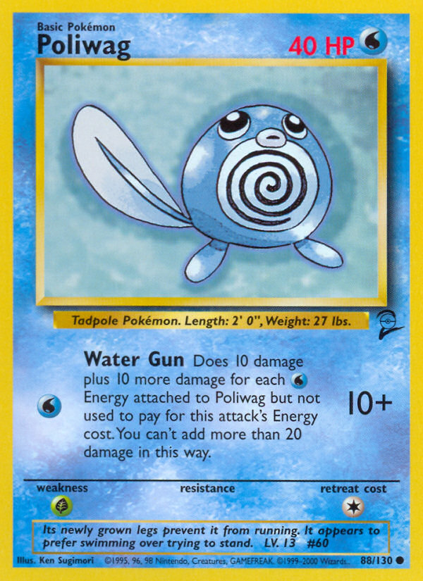 Poliwag (88/130) [Base Set 2] | Gam3 Escape