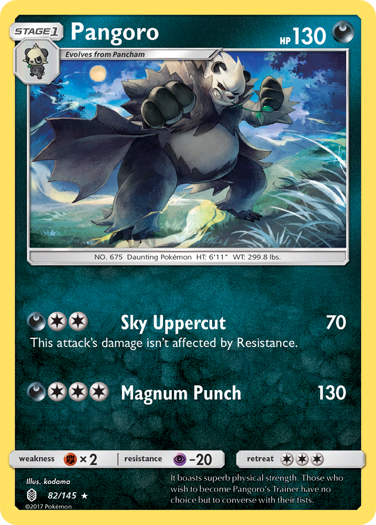 Pangoro (82/145) [Sun & Moon: Guardians Rising] | Gam3 Escape