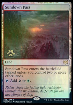Sundown Pass [Innistrad: Crimson Vow Prerelease Promos] | Gam3 Escape