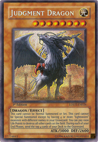 Judgment Dragon [LODT-EN026] Secret Rare | Gam3 Escape