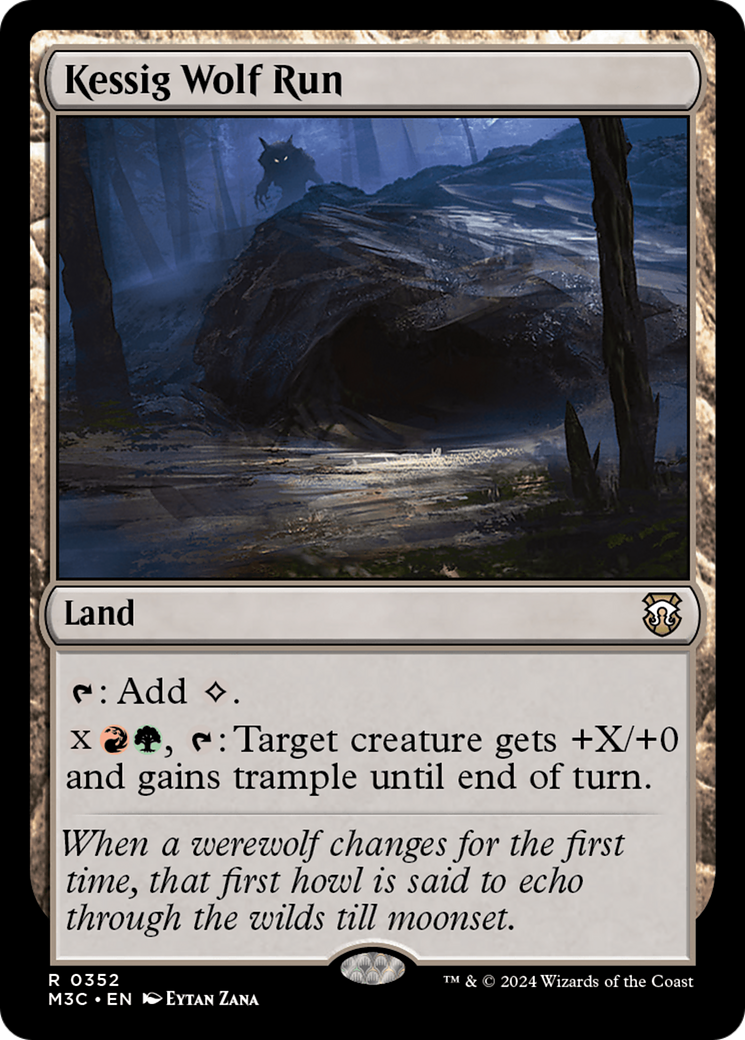 Kessig Wolf Run (Ripple Foil) [Modern Horizons 3 Commander] | Gam3 Escape