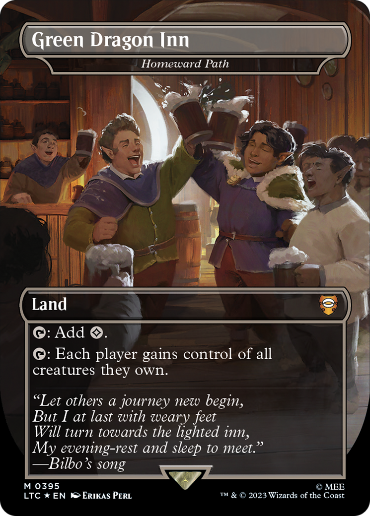Green Dragon Inn - Homeward Path (Surge Foil Realms and Relics) [The Lord of the Rings: Tales of Middle-Earth Commander] | Gam3 Escape