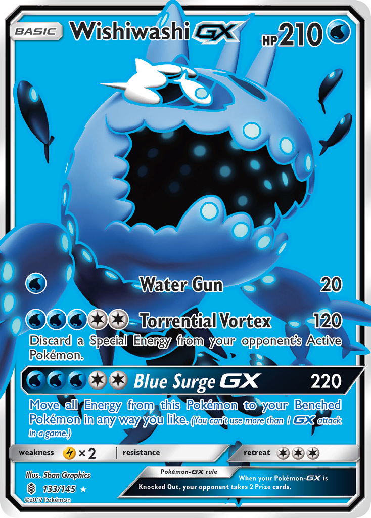 Wishiwashi GX (133/145) [Sun & Moon: Guardians Rising] | Gam3 Escape