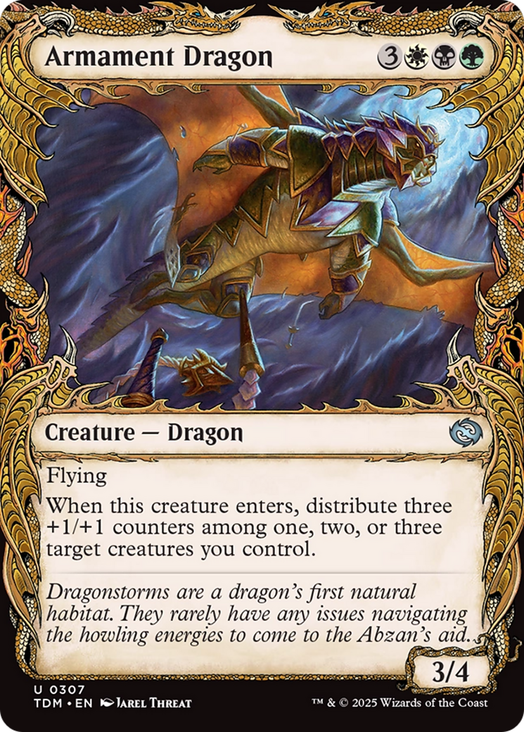 Armament Dragon (Showcase) [Tarkir: Dragonstorm] | Gam3 Escape