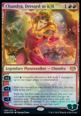 Chandra, Dressed to Kill [Innistrad: Crimson Vow Prerelease Promos] | Gam3 Escape