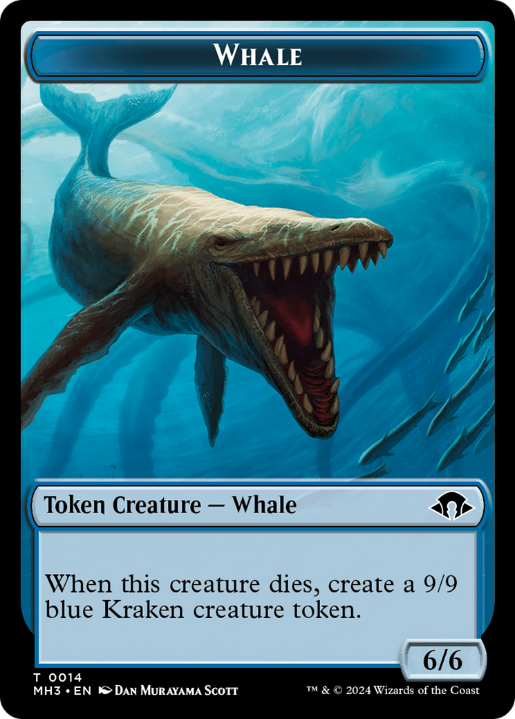 Whale // Energy Reserve Double-Sided Token [Modern Horizons 3 Tokens] | Gam3 Escape