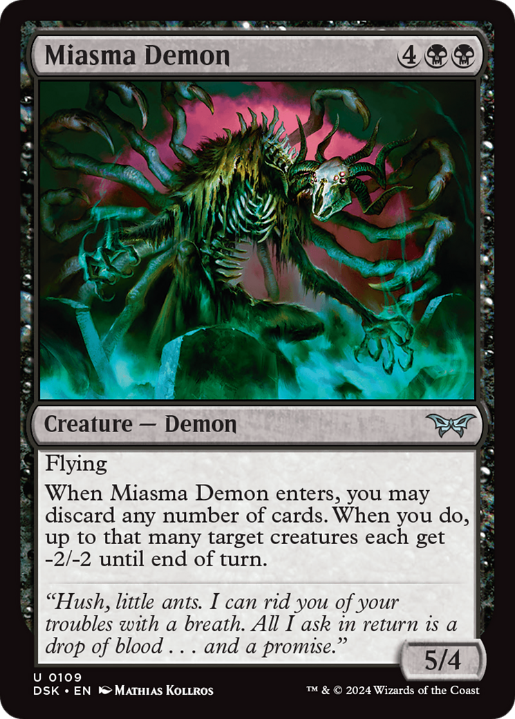 Miasma Demon [Duskmourn: House of Horror] | Gam3 Escape