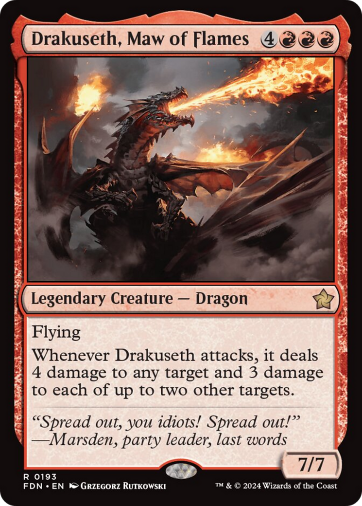 Drakuseth, Maw of Flames [Foundations] | Gam3 Escape