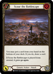 Scour the Battlescape (Yellow) [U-WTR195] (Welcome to Rathe Unlimited)  Unlimited Rainbow Foil | Gam3 Escape